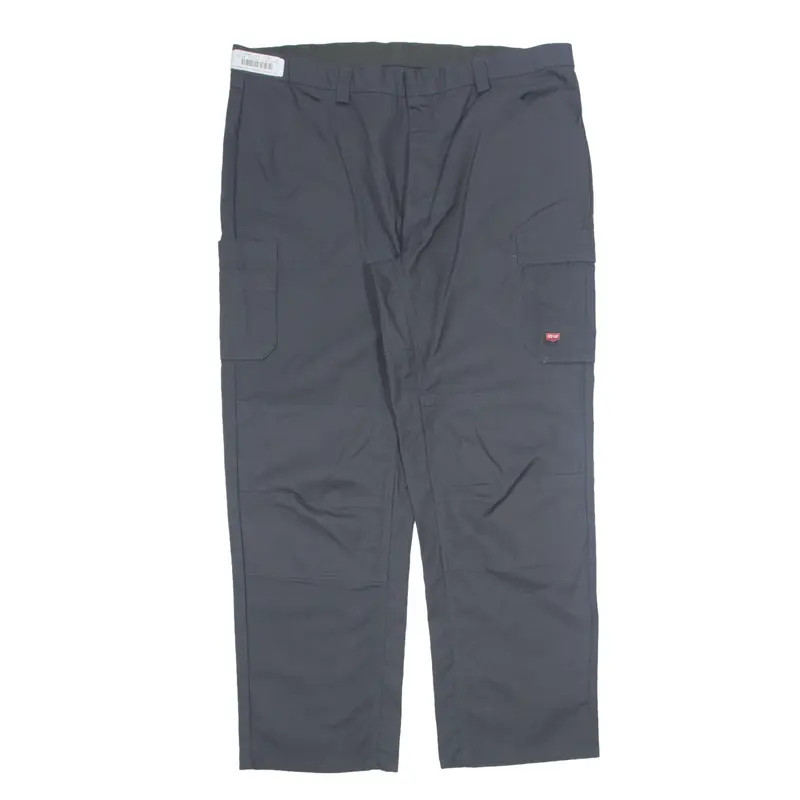 RED KAP Cargo Workwear Trousers Grey Regular Straight Mens W42 L32