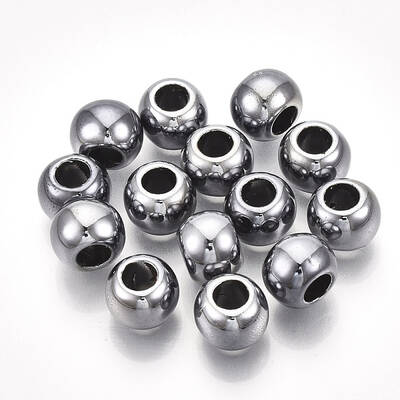 UV Plating ABS Plastic European Beads