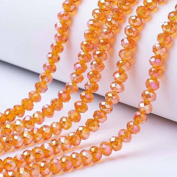 Electroplate Glass Beads Strands