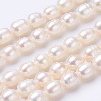 Natural Cultured Freshwater Pearl Beads Strands