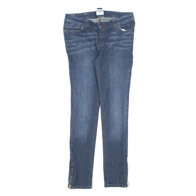 RALPH LAUREN 12 Yrs Jeans Blue Denim Regular Skinny Stone Wash Girls W26 L24