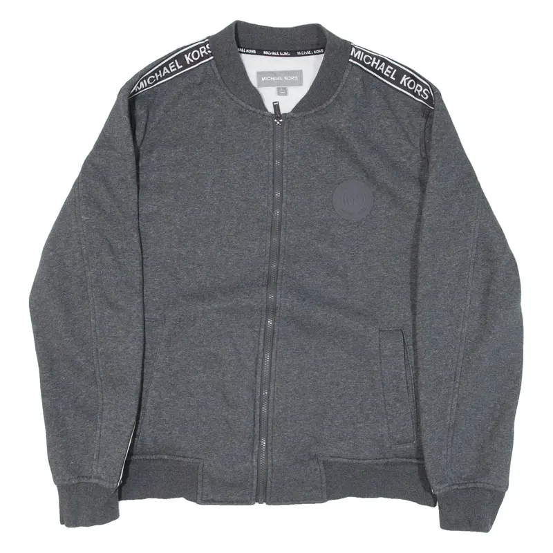 MICHAEL KORS Mens Bomber Jacket Grey L