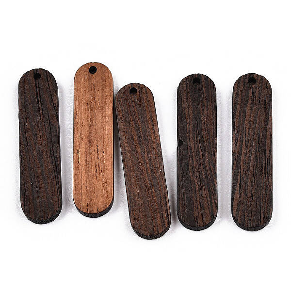 Natural Wenge Wood Pendants