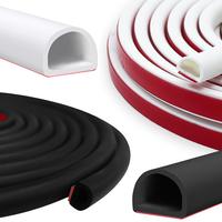23ft Silicone Weather Stripping Seal – Self-Adhesive Draft Stopper for Doors, Windows & Car Doors – Easy Install, All-Sea...