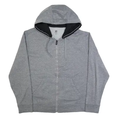 CHAMPION Mens Grey Hoodie Full Zip XL