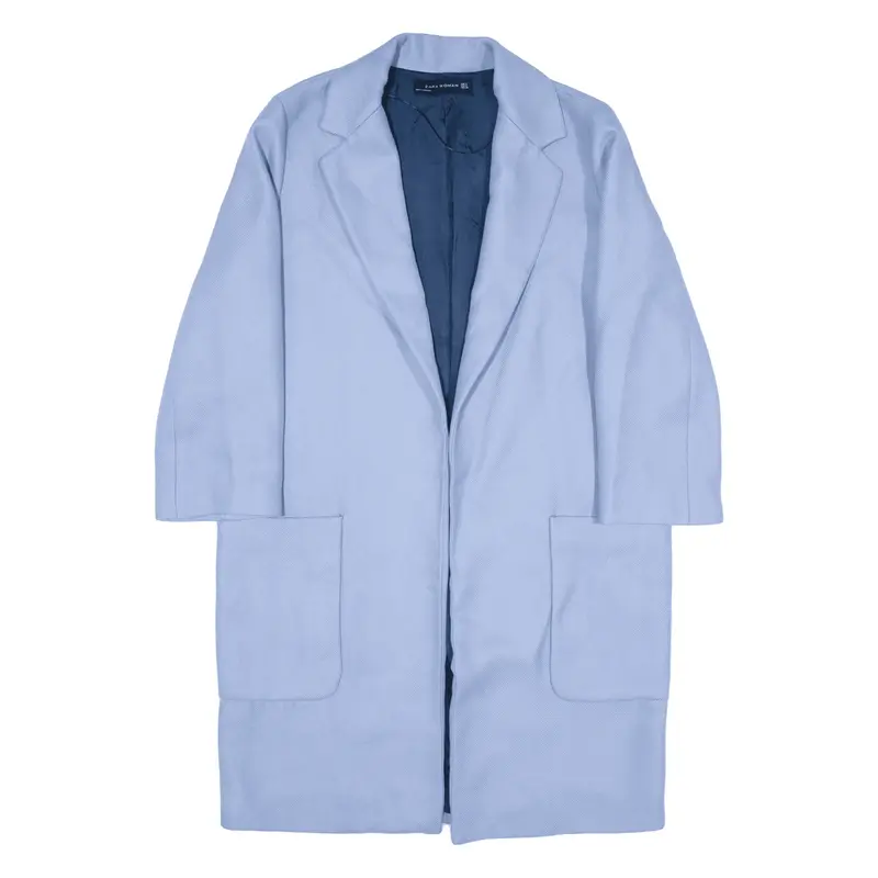 ZARA WOMAN Coat Blue Womens S