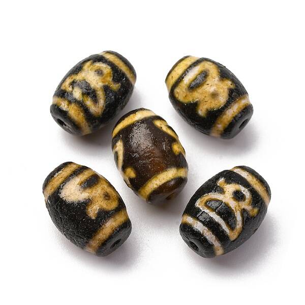 Tibetan Style dZi Beads