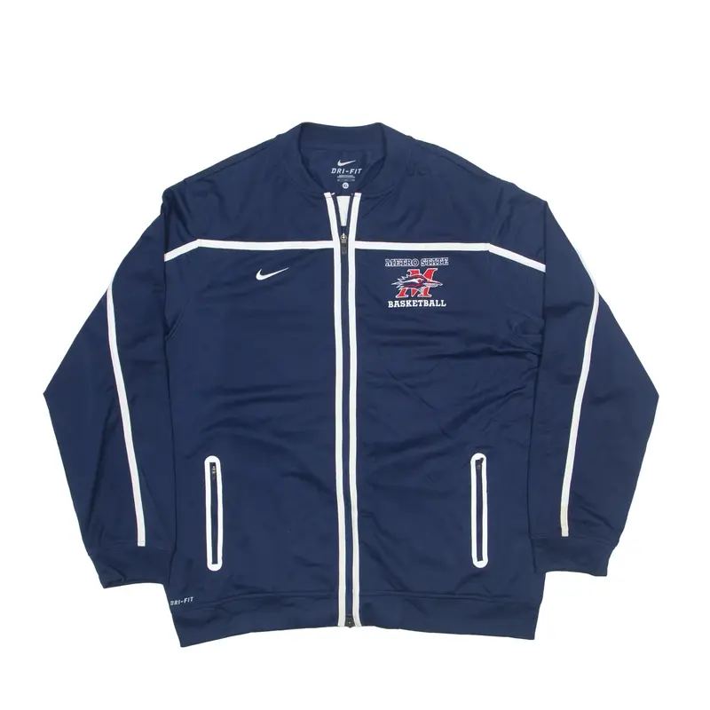 NIKE Dry-Fit Metro State Roadrunners Track USA Jacket Blue Mens XL