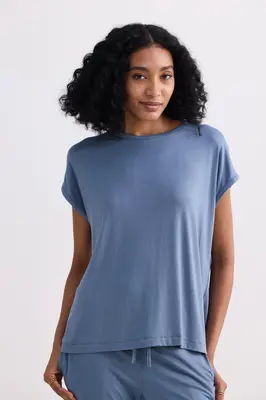 Relaxed Tee in Blue | Color: Arctic Sea | Size: 3XL