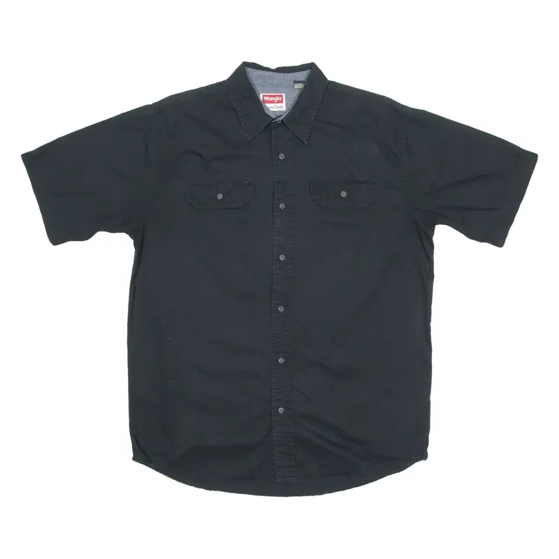 WRANGLER Mens Worker Shirt Black M