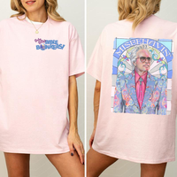 Uncle Baby Billy 2 Side T-Shirt, Misbehavin Shirts, Walton Goggins, Art Print Shirt, The Righteous Gemstones, Funny Art, Acry...