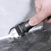 5-in-1 Caulk Remover Tool, Stainless Steel Blade Grout Scraper, Sealant Cleaner, Window Bead Cleaner, Kitchen & Bathroom Sink...