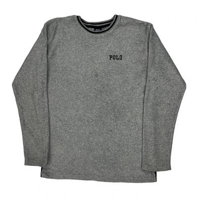 Polo By Ralph Lauren Fleece - XL Grey Polyester