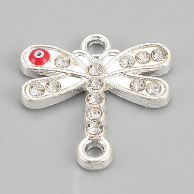 Alloy Rhinestone Links connectors