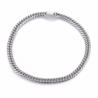Tarnish Resistant 304 Stainless Steel Curb Chain Necklaces