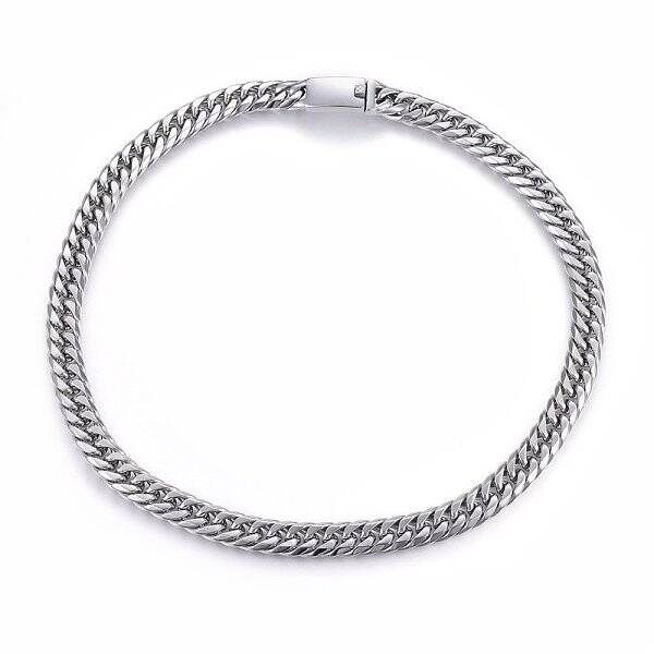 Tarnish Resistant 304 Stainless Steel Curb Chain Necklaces