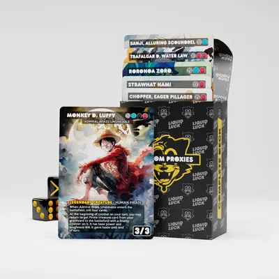 Pirate Tribal/Kindred Complete Proxy Deck | Anime Cartoon Themed MTG Proxy Deck - Complete Commander Proxy Deck (cEDH) with 1...