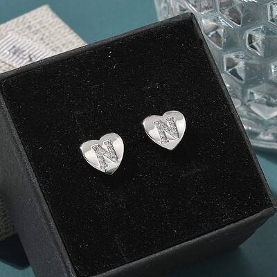Rack Plating Brass Micro Pave Clear Cubic Zirconia Stud Earrings