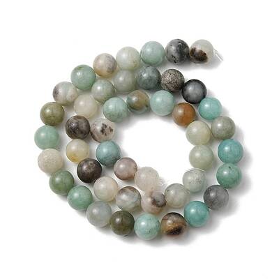 Natural Flower Amazonite Beads Strands