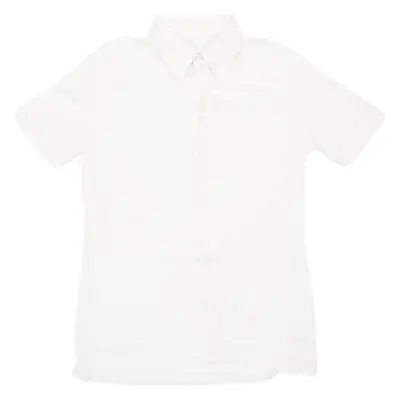 Mens Plain Shirt Beige S