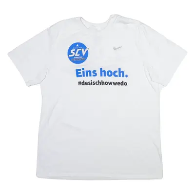 NIKE Mens T-Shirt White XL