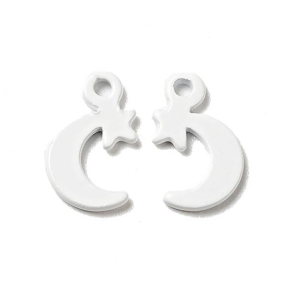 Spray Painted 201 Stainless Steel Charms