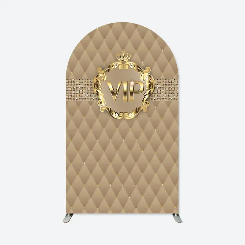 Aperturee Vip Gold Birthday Party Double Sided Arch Backdrop | Diy Arch Backdrop Cover | Chiara Arch Backdrop Diy | Custom Ch...