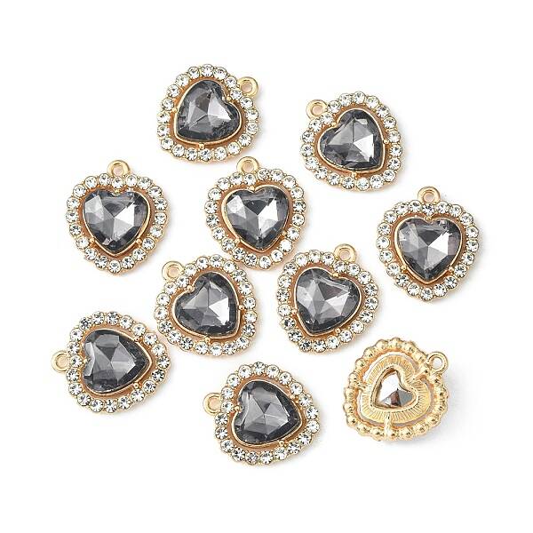 Alloy Rhinestone Charms