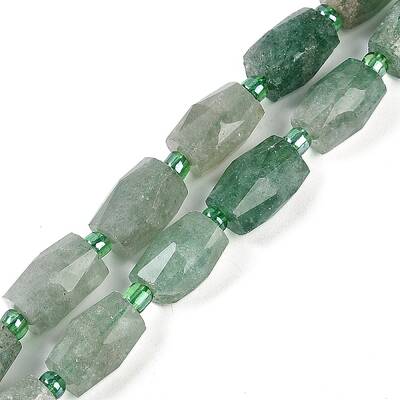 Natural Green Strawberry Quartz Beads Strands