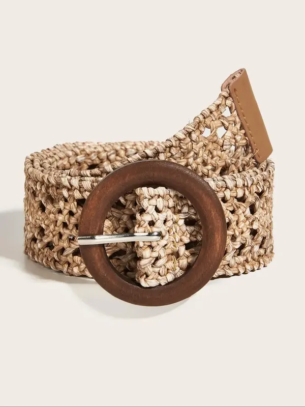 Boho Style Braid Belt, Waistband for Women, All-match Clothes Accessories for Daily Clothing Decor, Trendy All-match & Exquis...