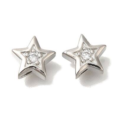 Brass Micro Pave Cubic Zirconia