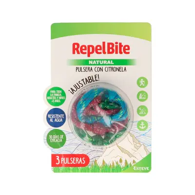REPEL BITE Mosquito Repellent Rope Bracelet Naturale