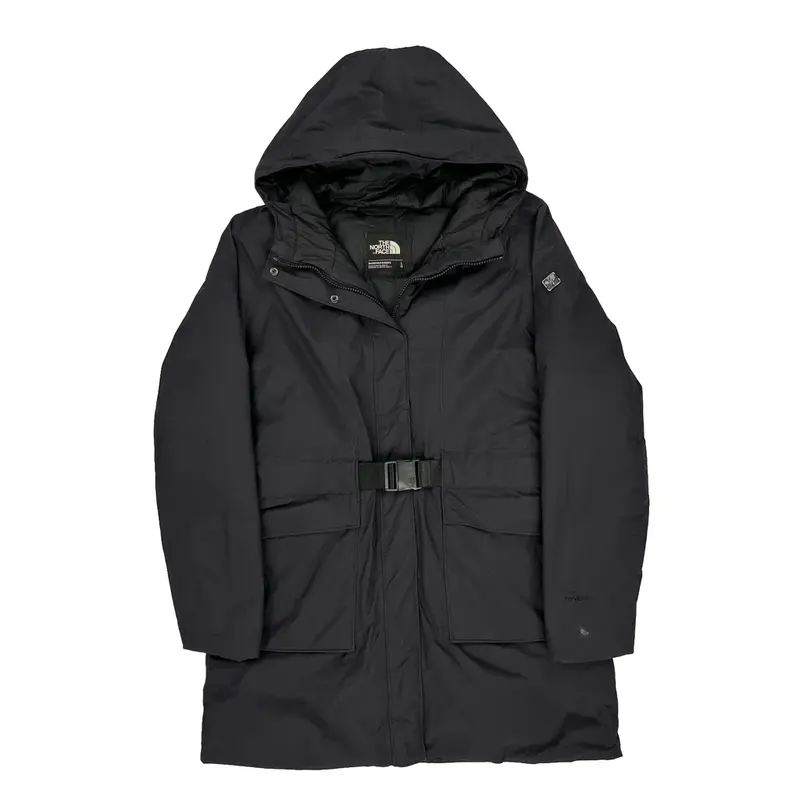 The North Face Oversized Parka - Large Black Polyester