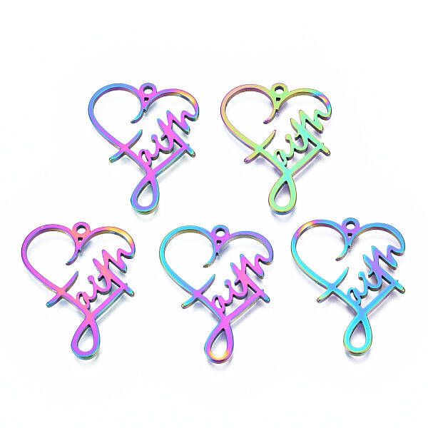 Ion Plating(IP) 201 Stainless Steel Pendants