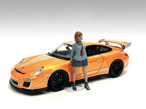 Car Meet 1 Figurine V for 1/24 Scale Models by American Diorama
