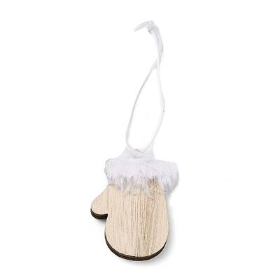 Christmas Unfinished Wood Pendant Decorations