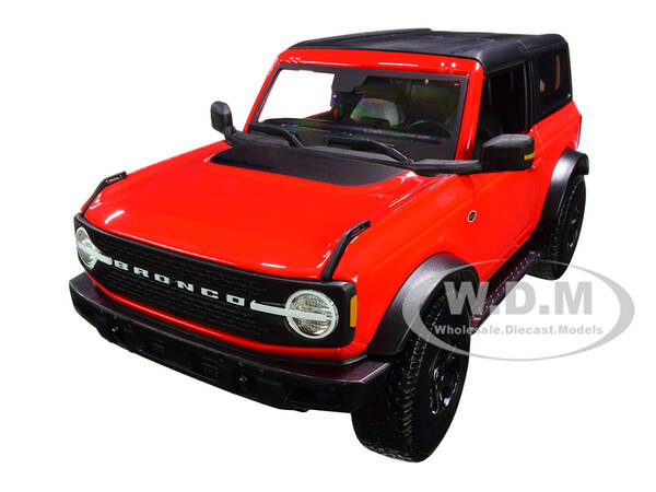 2021 Ford Bronco Wildtrak Red with Black Top \