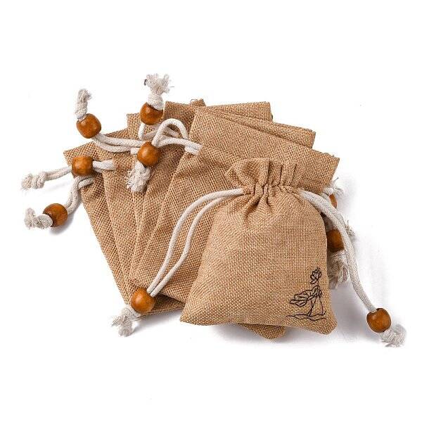 Burlap Packing Pouches