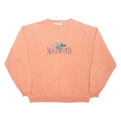 THE PRINCESS CRUISES COLLECTION Nova Scotia Womens Sweatshirt Pink USA XL
