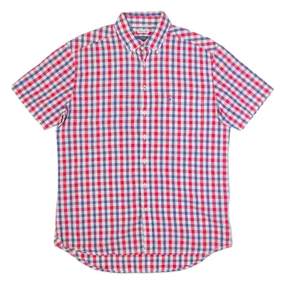 JOULES Mens Shirt Red Gingham M
