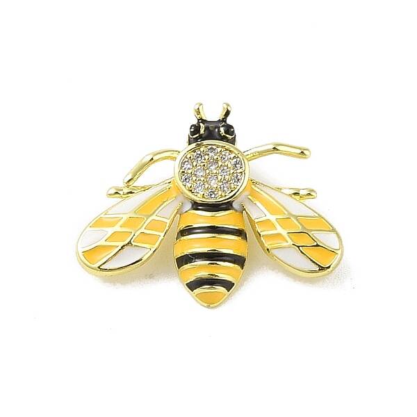 Brass Micro Pave Cubic Zirconia Pendants