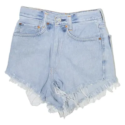 LEVI'S Altered Womens Denim Shorts Blue M W24