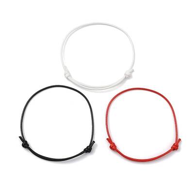 3Pcs 3 Colors Eco-Friendly Korean Waxed Polyester Cord