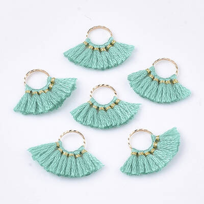 Polycotton(Polyester Cotton) Tassel Pendants Decorations