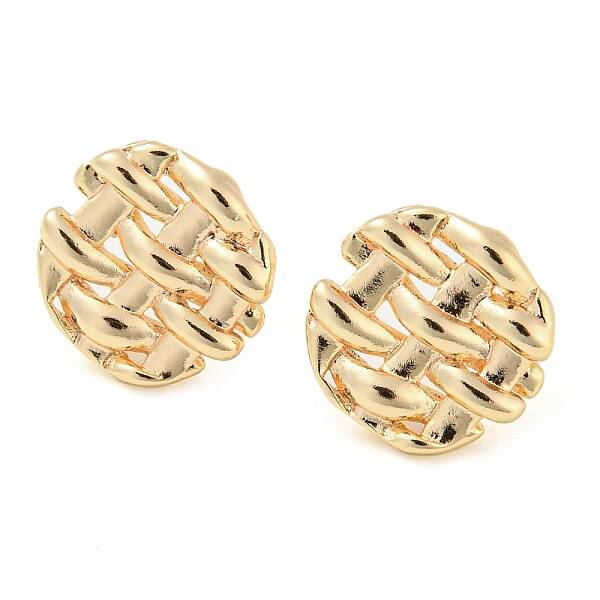 Rack Plating Brass Stud Earrings Findings