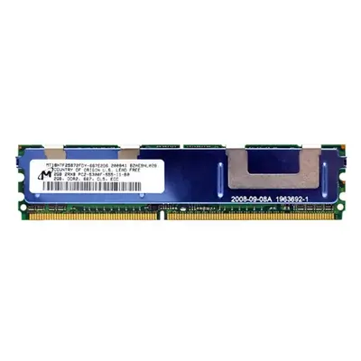 Micron MT18HTF25672FDY-667E2D6 | 2GB DDR2-667MHz PC2-5300 ECC Fully Buffered FB-DIMM CL5 2Rx8 1.8V 240-Pin Memory Module