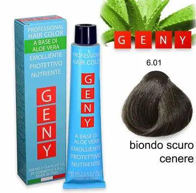 Geny Professional Tintura 100 Ml Biondo Scuro Cenere 6.01