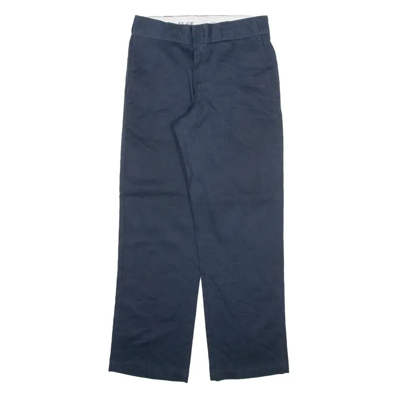 DICKIES Mens Trousers Blue Regular Straight W30 L30