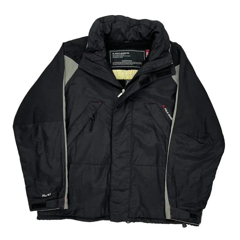 Ralph Lauren Jacket - Medium Black Nylon