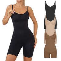Shapewear for Women Butt Lifter Bodysuit Tummy Control Shapewear Seamless Womenswear Comfort Spaghetti Strap Hip Underwear Ba...